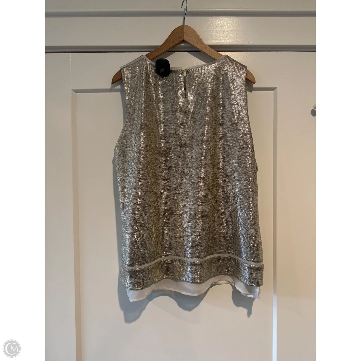 Tank Top By Calvin Klein In Gold, Size: Xl