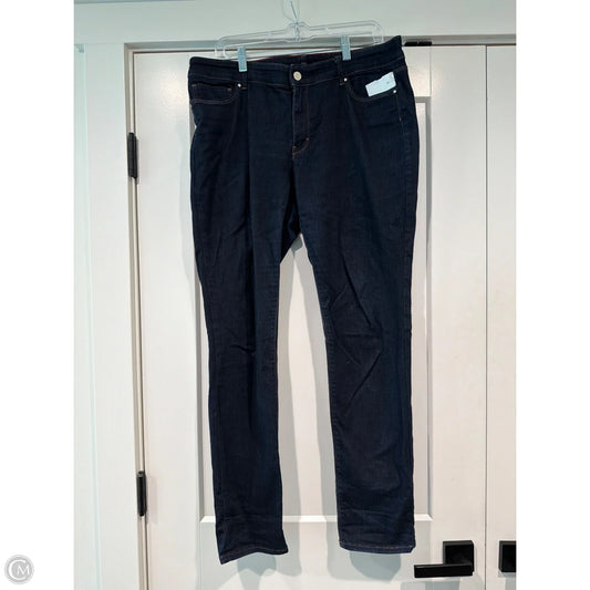 Jeans Straight By White House Black Market In Blue Denim, Size: 12