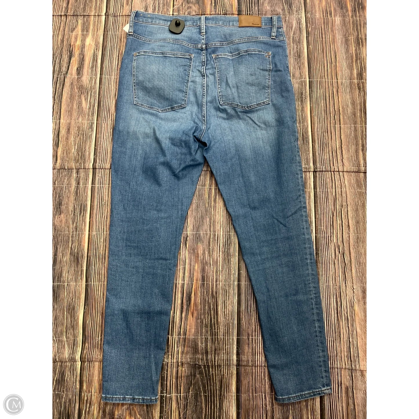 Jeans Skinny By Madewell In Blue Denim, Size: 14l