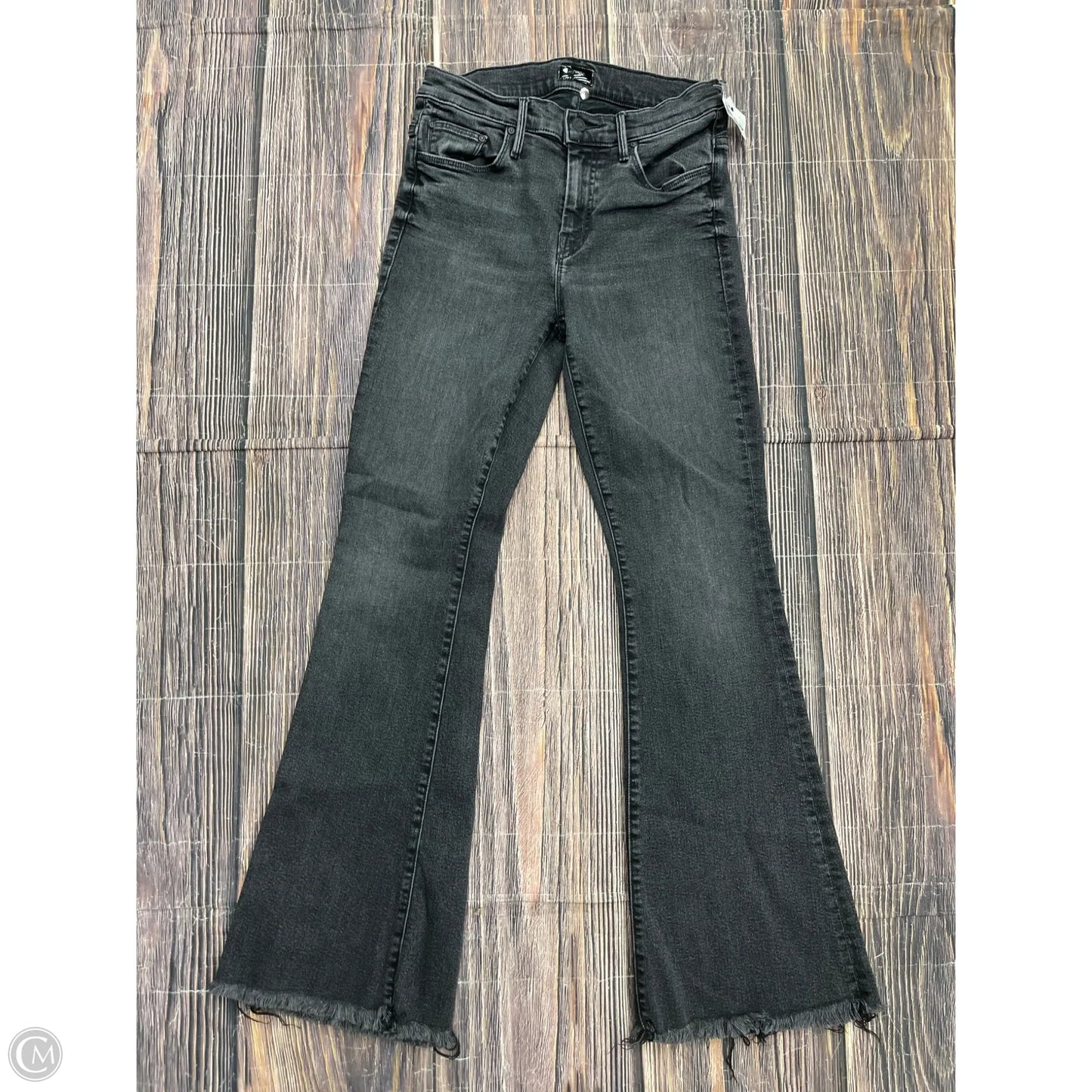 Jeans Wide Leg By Mother In Black, Size: 6