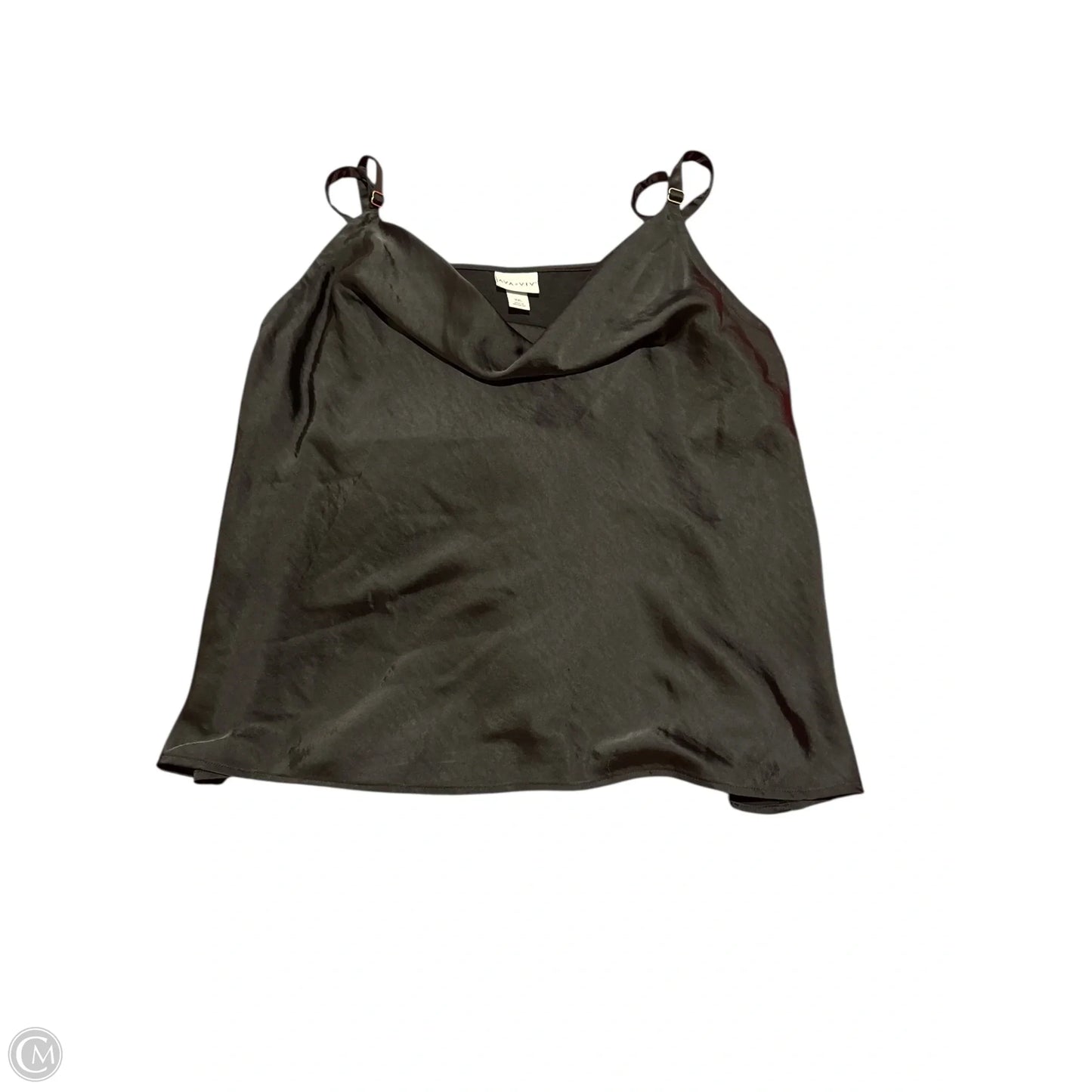 Tank Top By Ava & Viv In Black, Size: 1x