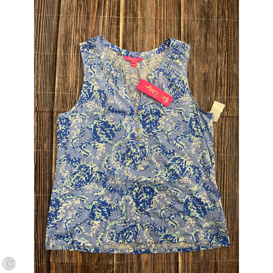 Tank Top Designer By Lilly Pulitzer In Blue, Size: Xl