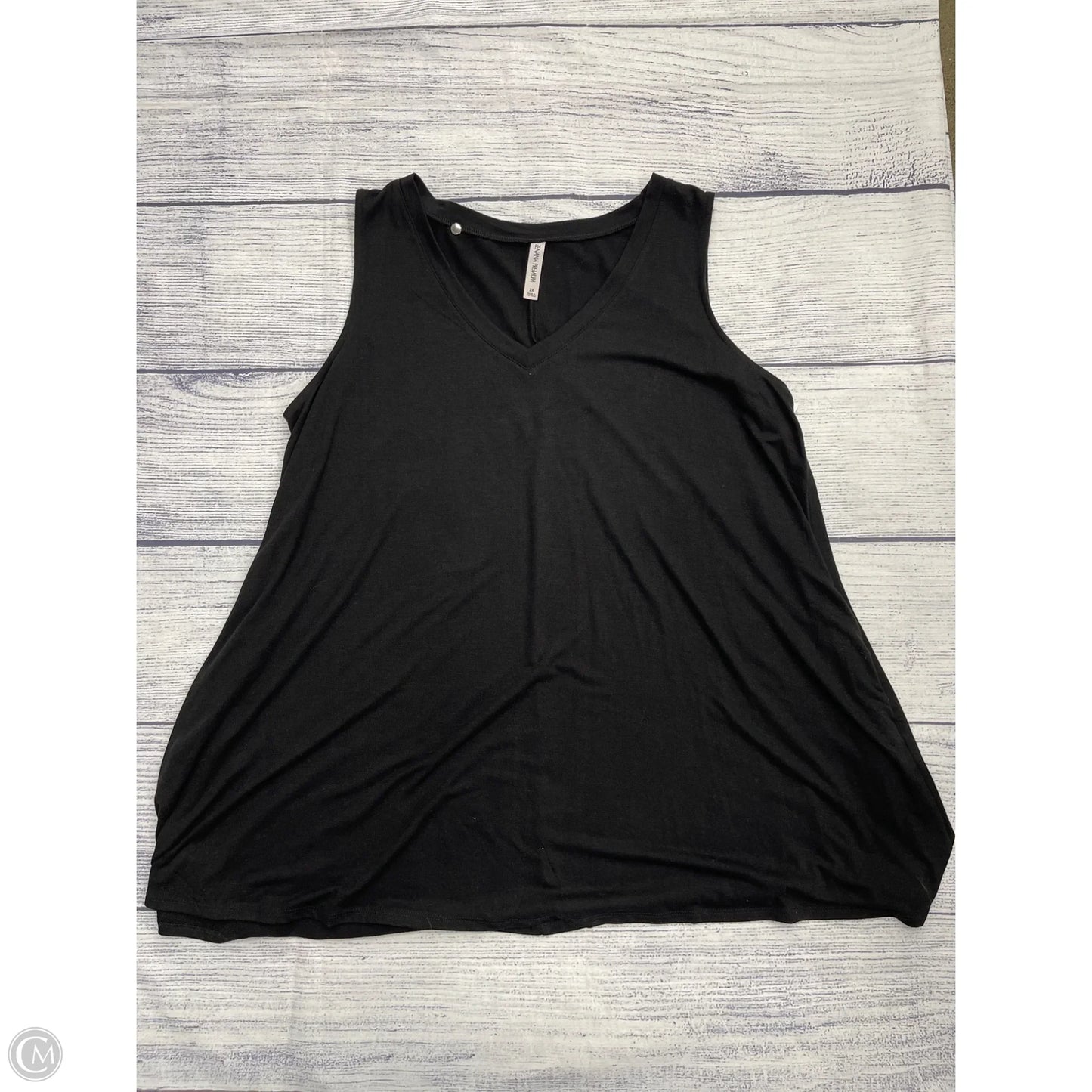Tank Top By Zenana In Black, Size: 2x