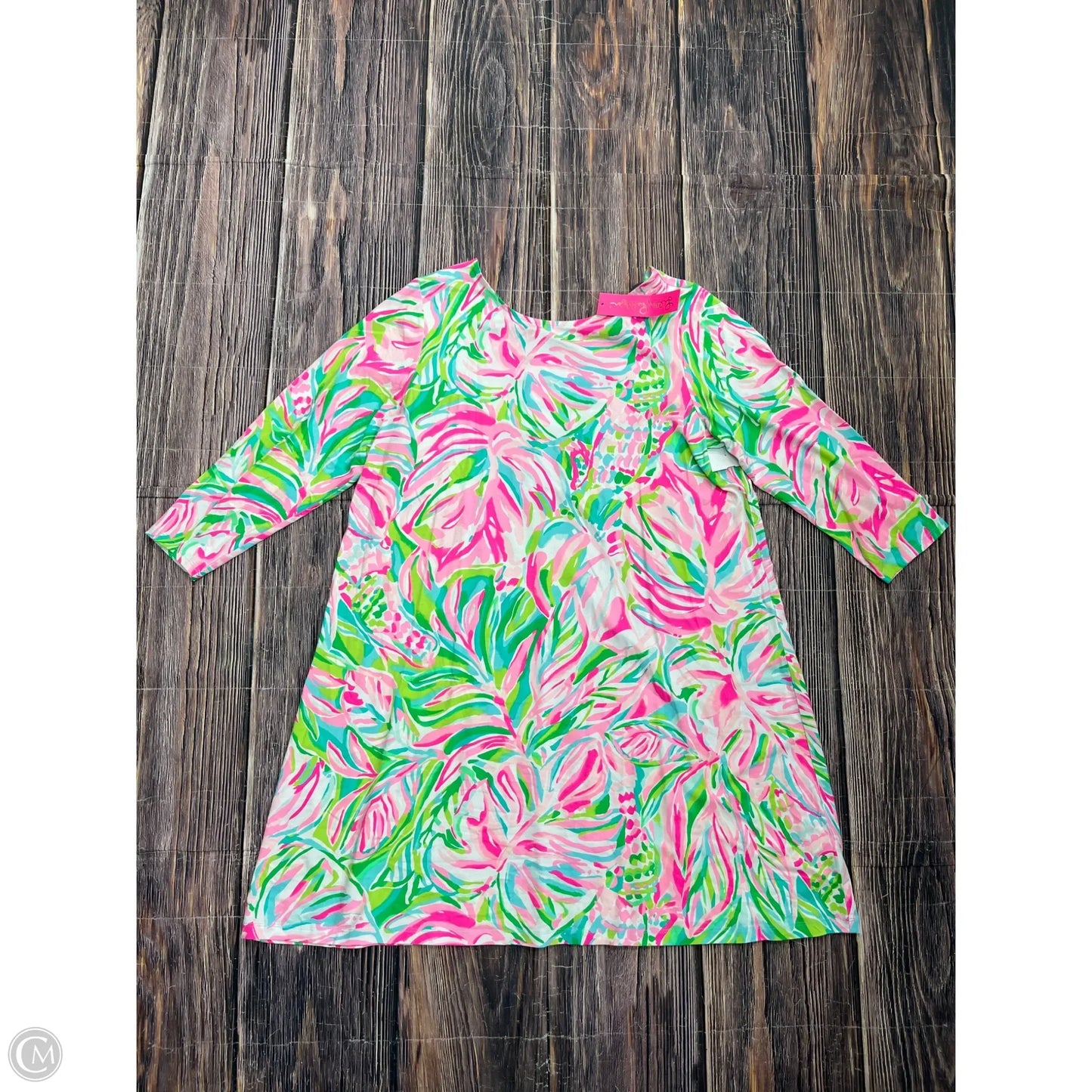 Dress Designer By Lilly Pulitzer In Pink, Size: 1x