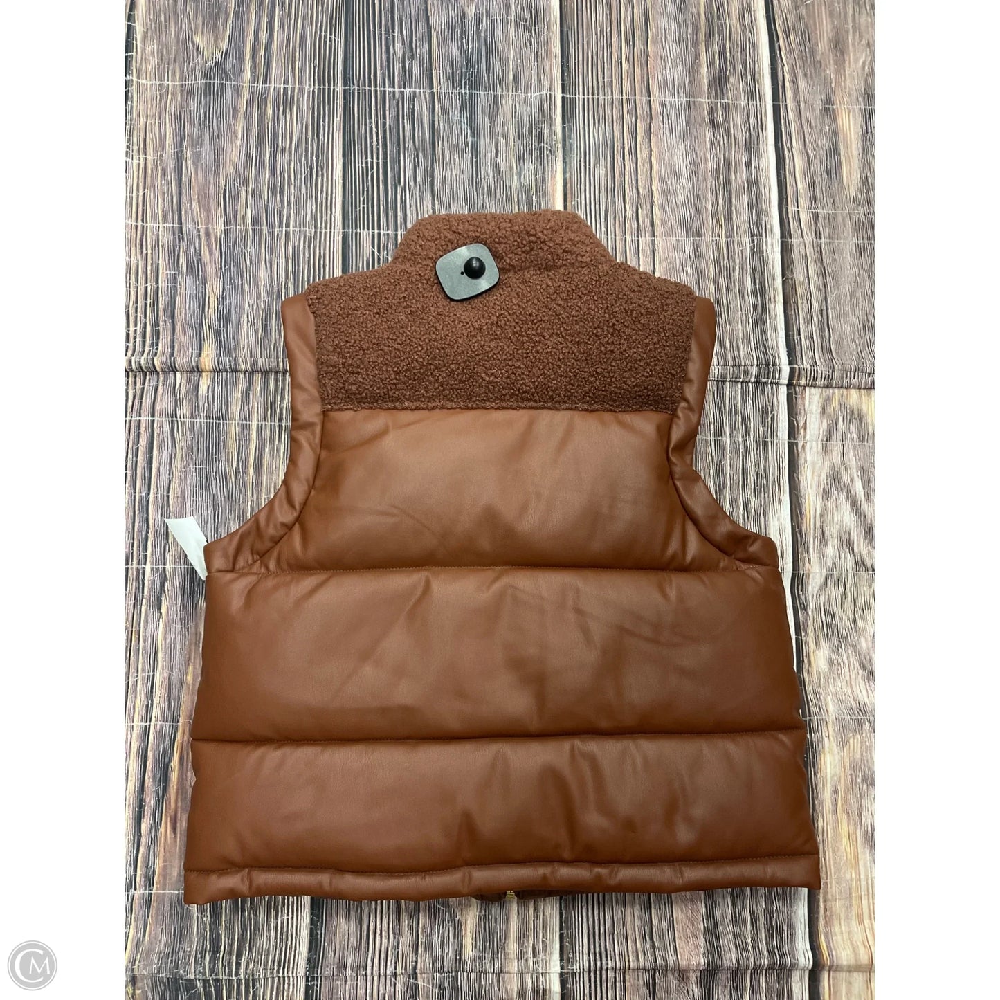Vest Puffer & Quilted By Maurices In Brown, Size: S