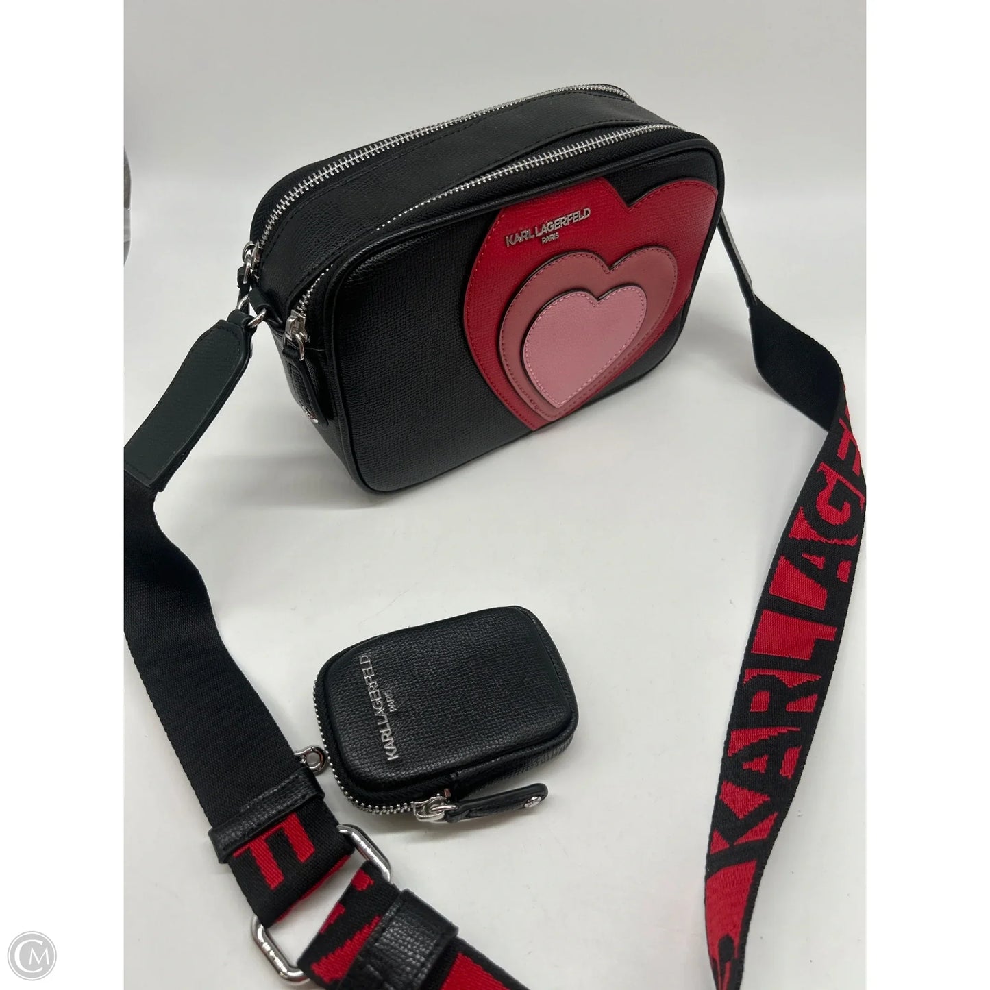 Handbag Designer By Karl Lagerfeld, Size: Medium