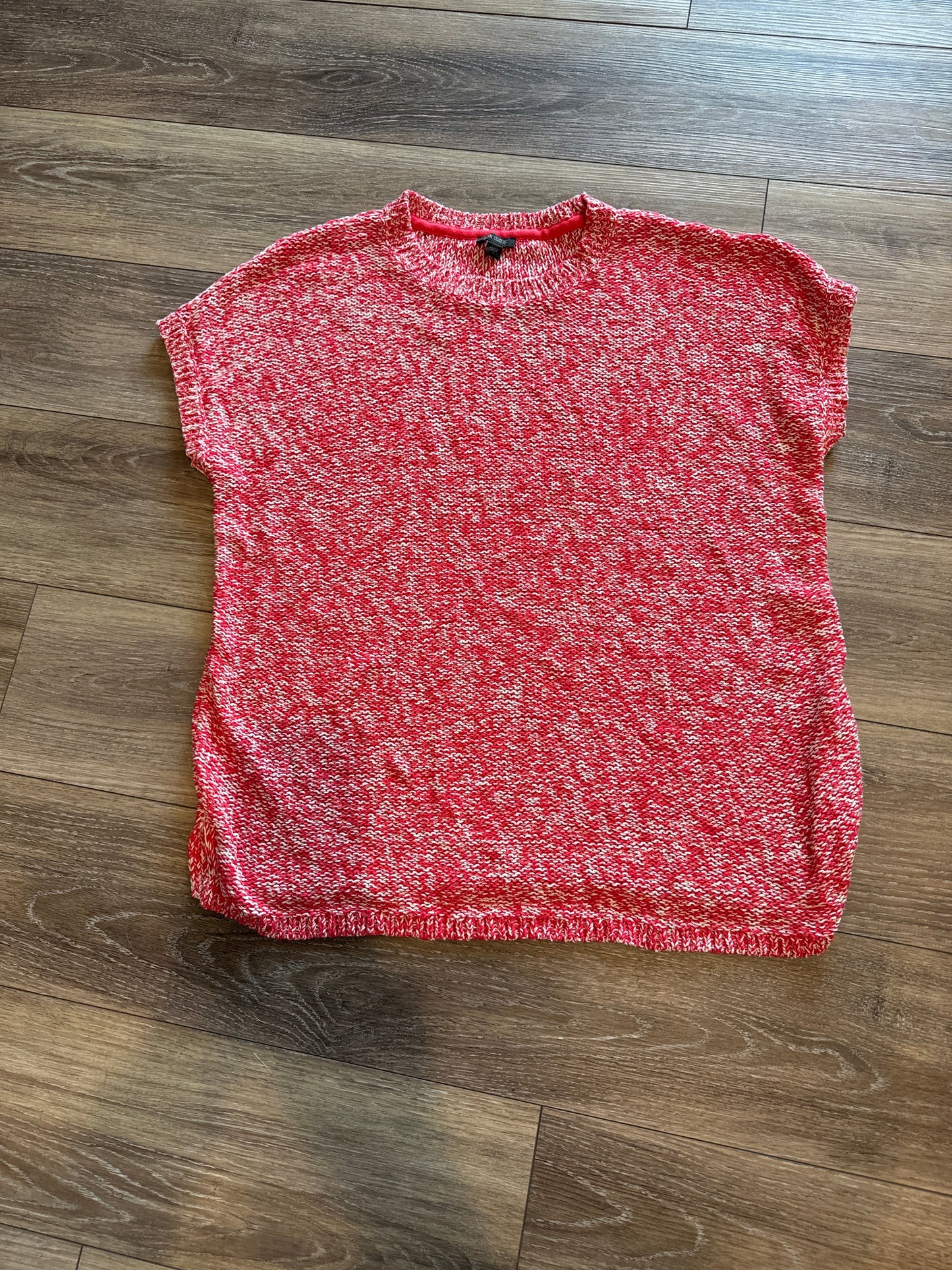 Sweater Short Sleeve By J. Jill In Red, Size: L