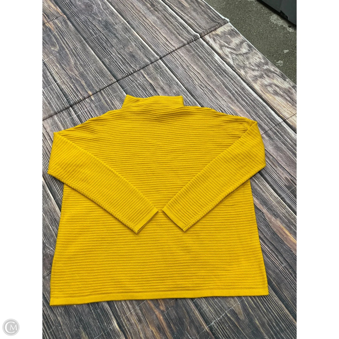 Sweater By French Connection In Yellow, Size: S