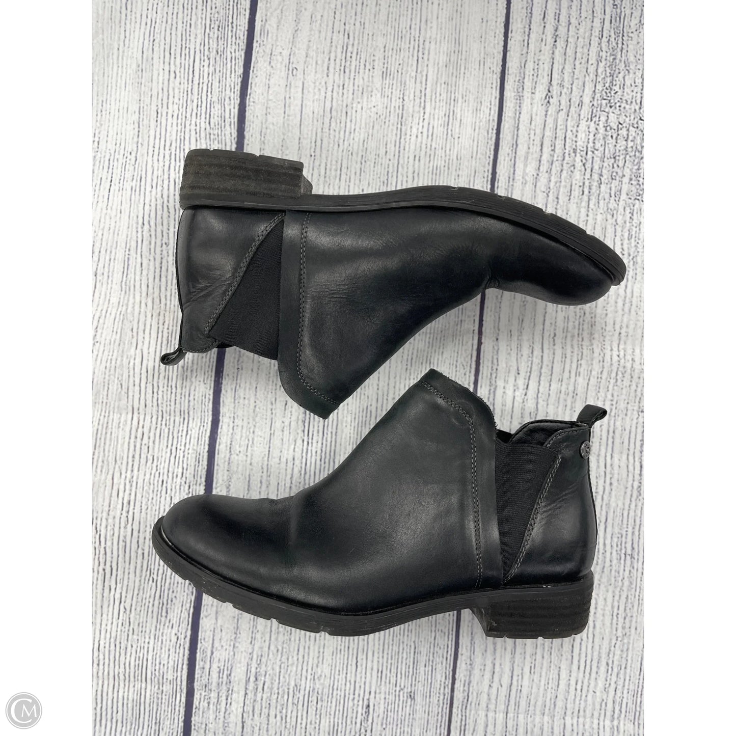 Boots Ankle Flats By Sofft In Black, Size: 11