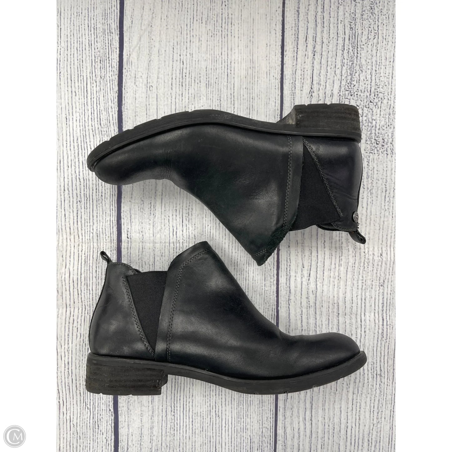 Boots Ankle Flats By Sofft In Black, Size: 11