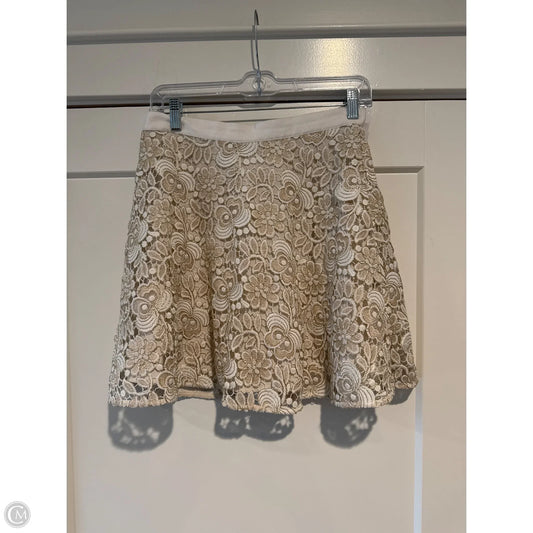 Skirt Mini & Short By Club Monaco In Cream, Size: 6