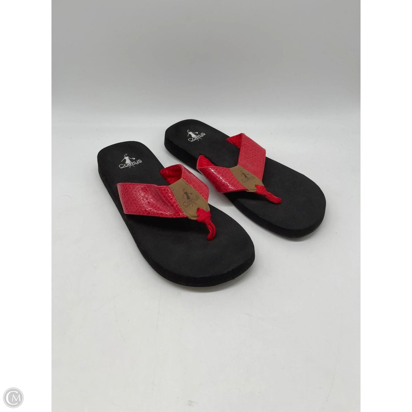 Sandals Flip Flops By Corkys In Red, Size: 9