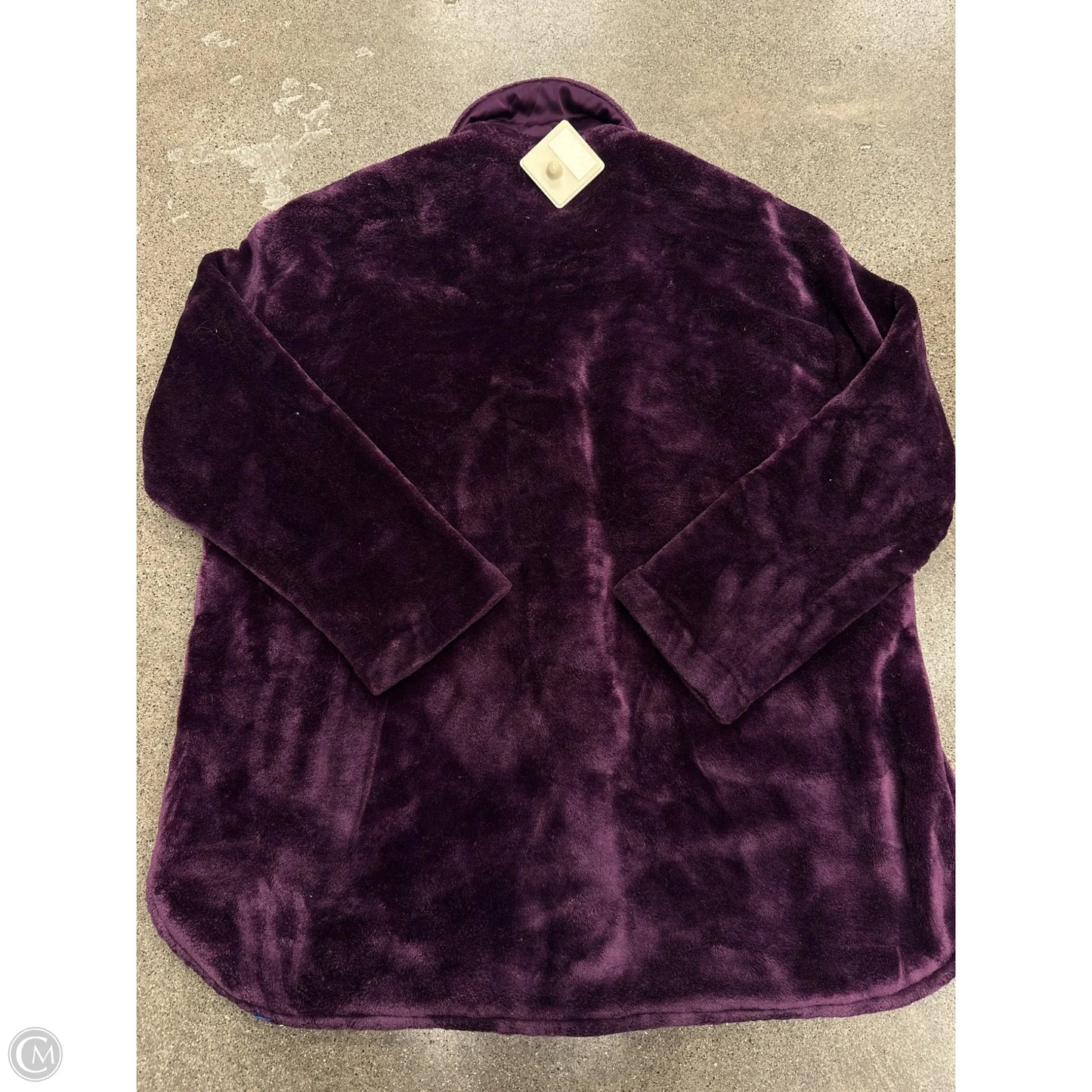 Jacket Shirt By Torrid In Purple, Size: 1x