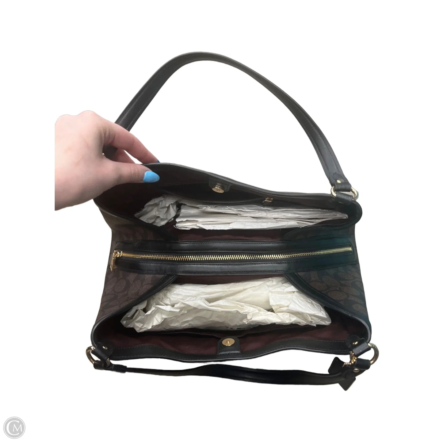 Handbag Designer By Coach, Size: Large