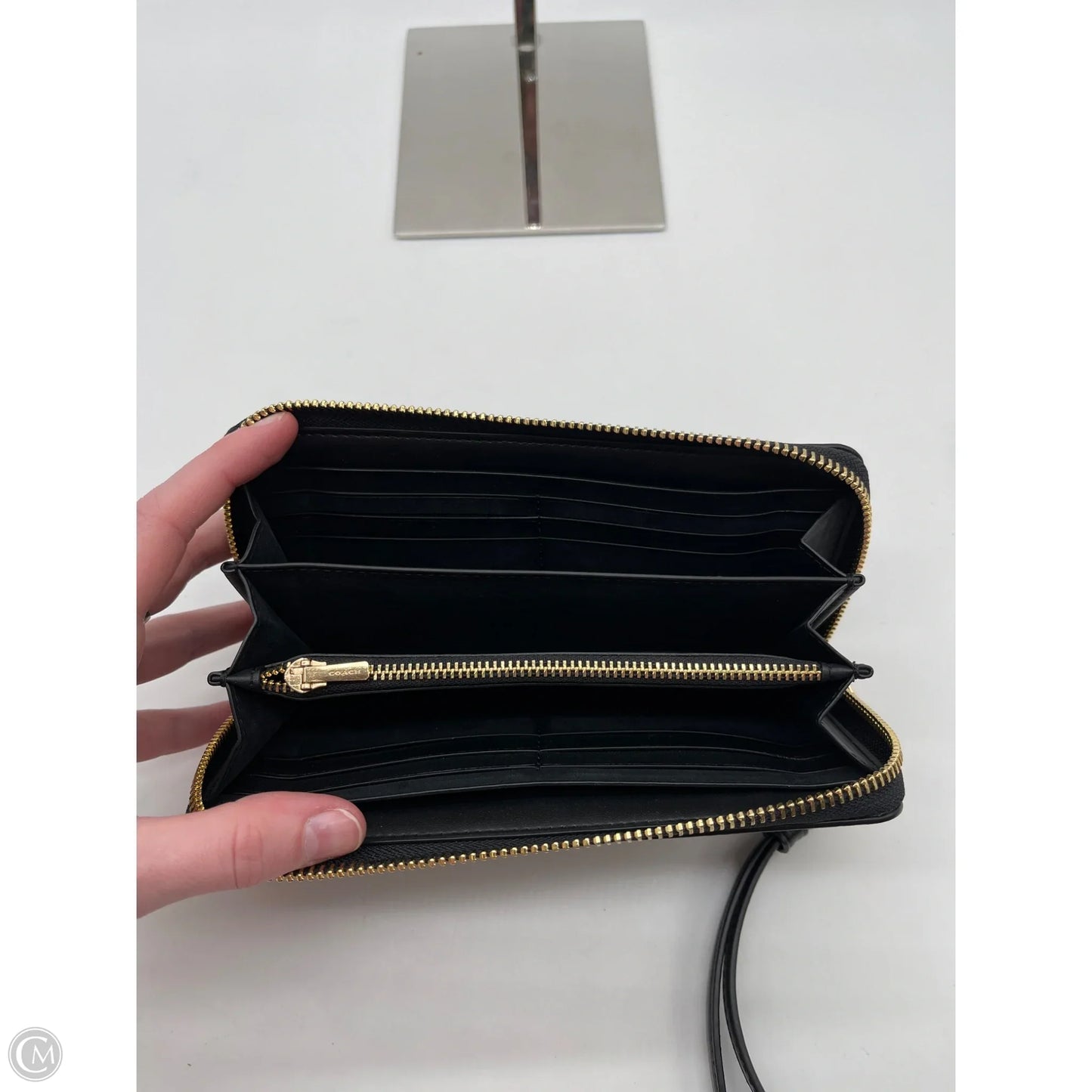 Wristlet Designer By Coach, Size: Large