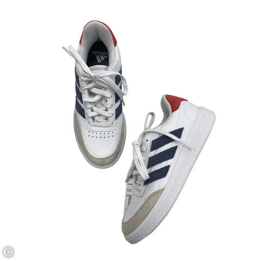 Shoes Sneakers By Adidas In Blue & Red & White, Size: 7