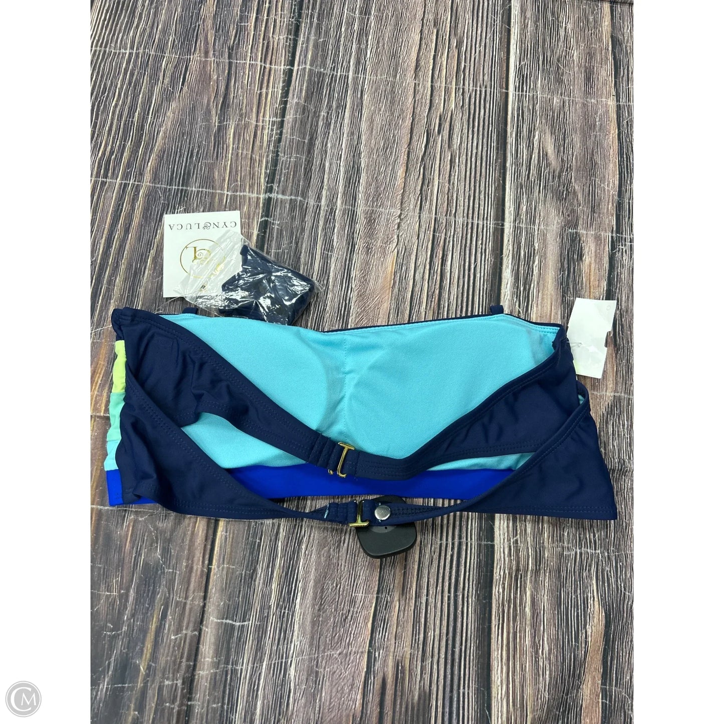 Swimsuit Top By Clothes Mentor In Blue, Size: Xl