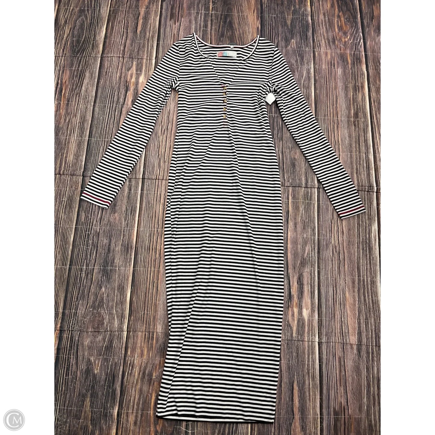 Dress Casual Maxi By Free People In Black, Size: M