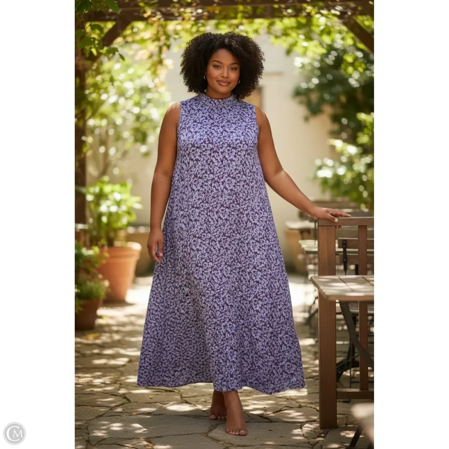 Dress Casual Maxi By A New Day In Purple, Size: 4x