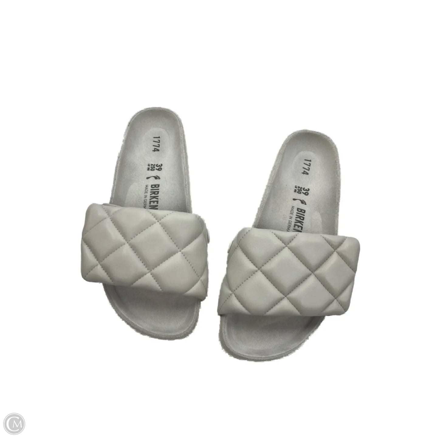 Sandals Flats By Birkenstock In Cream, Size: 8