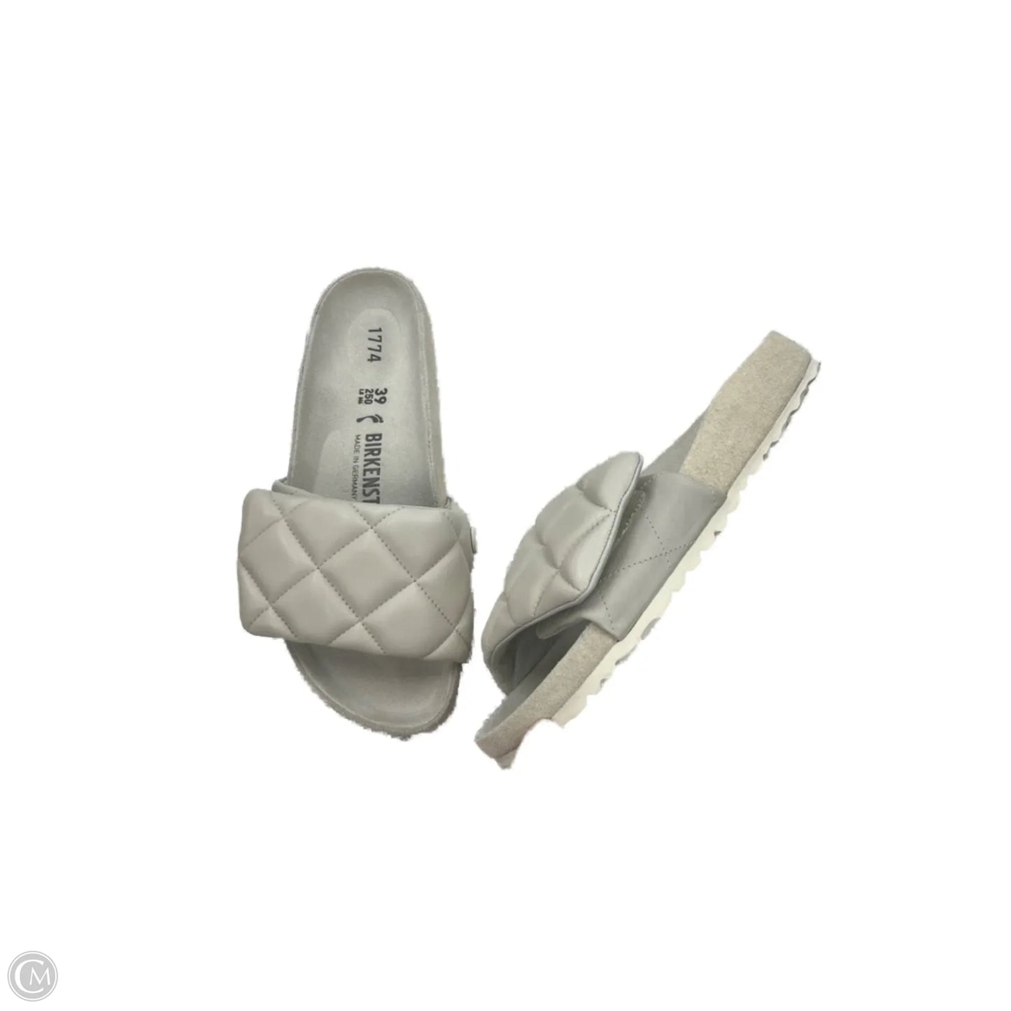 Sandals Flats By Birkenstock In Cream, Size: 8