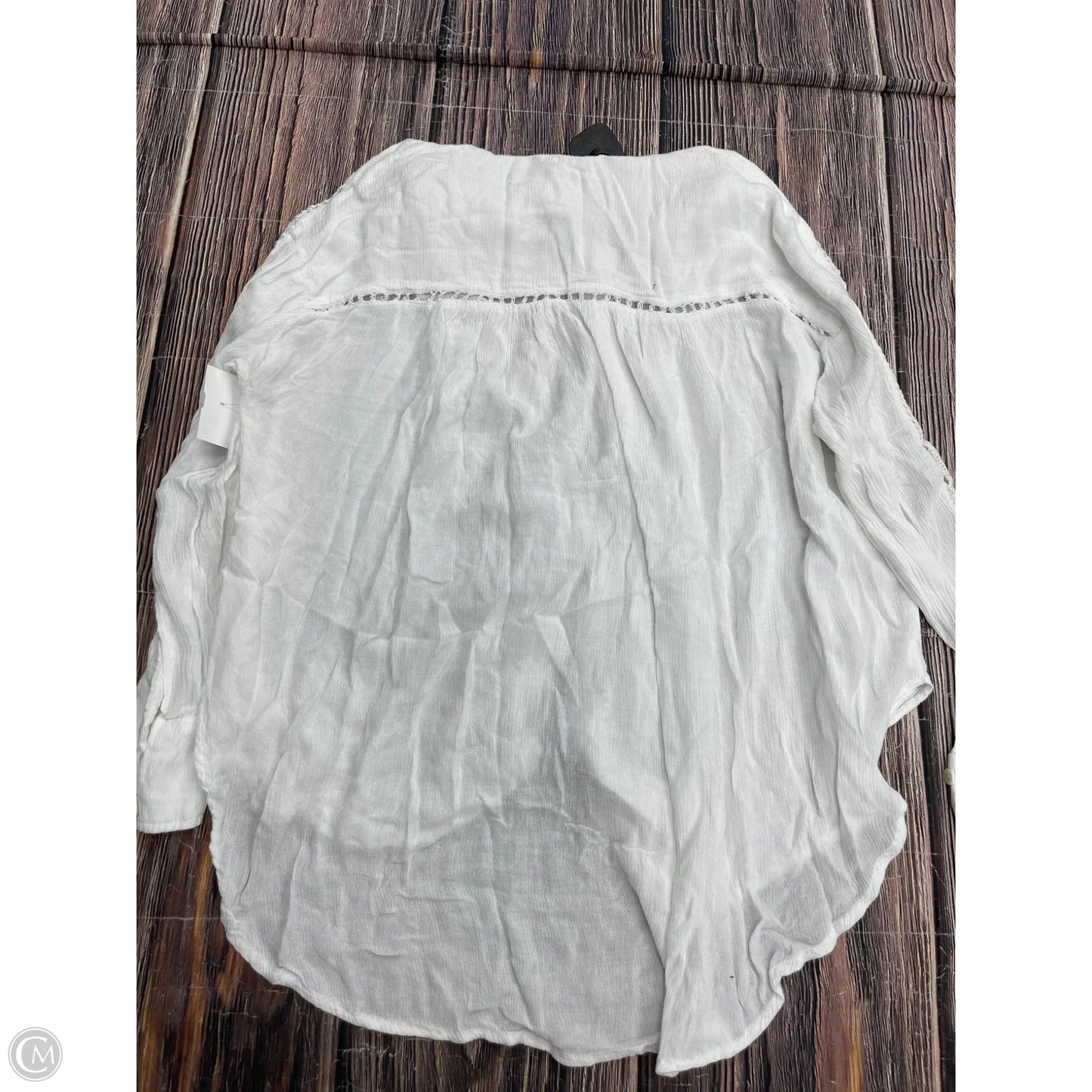 Top Long Sleeve By Free People In White, Size: S