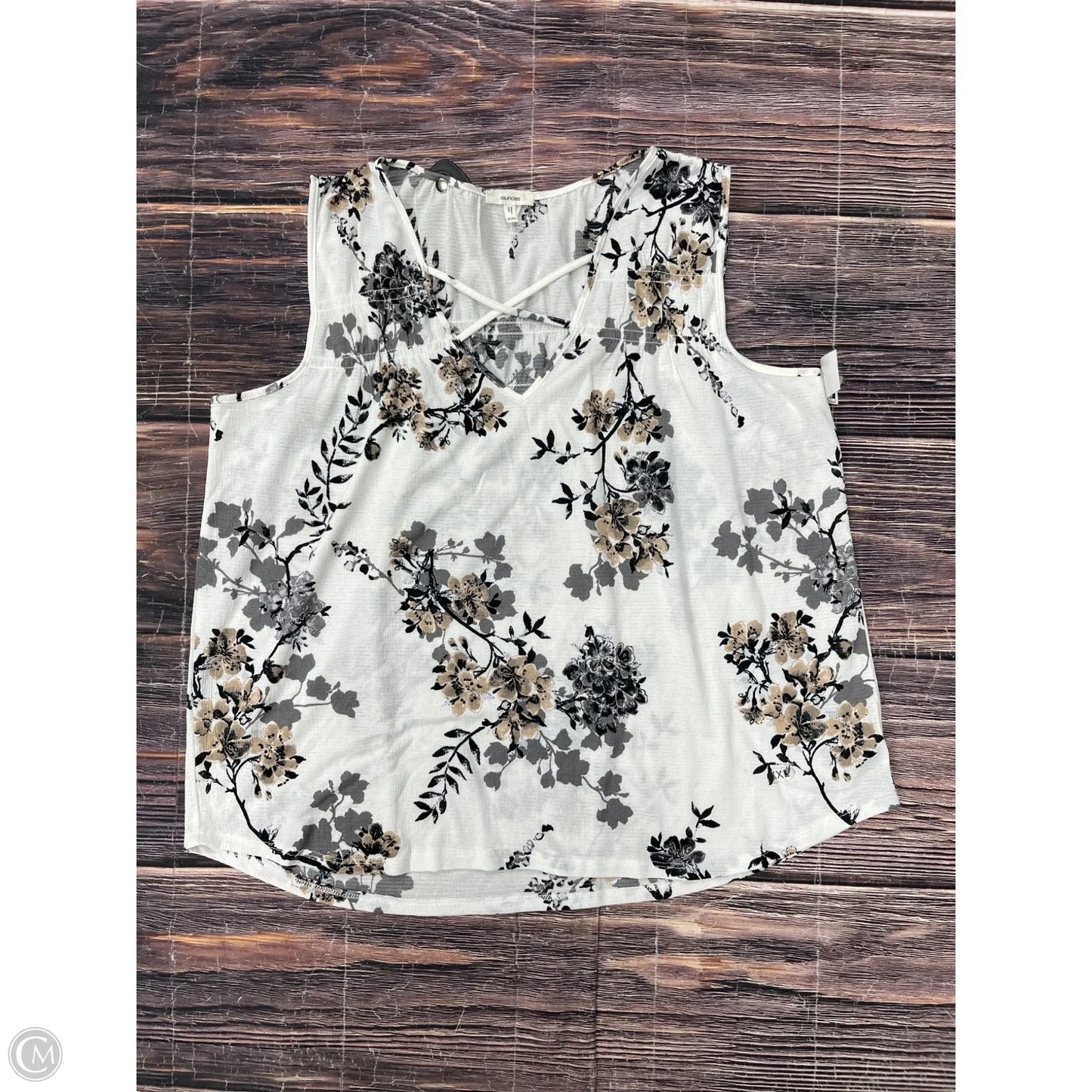 Tank Top By Maurices In White, Size: 1x