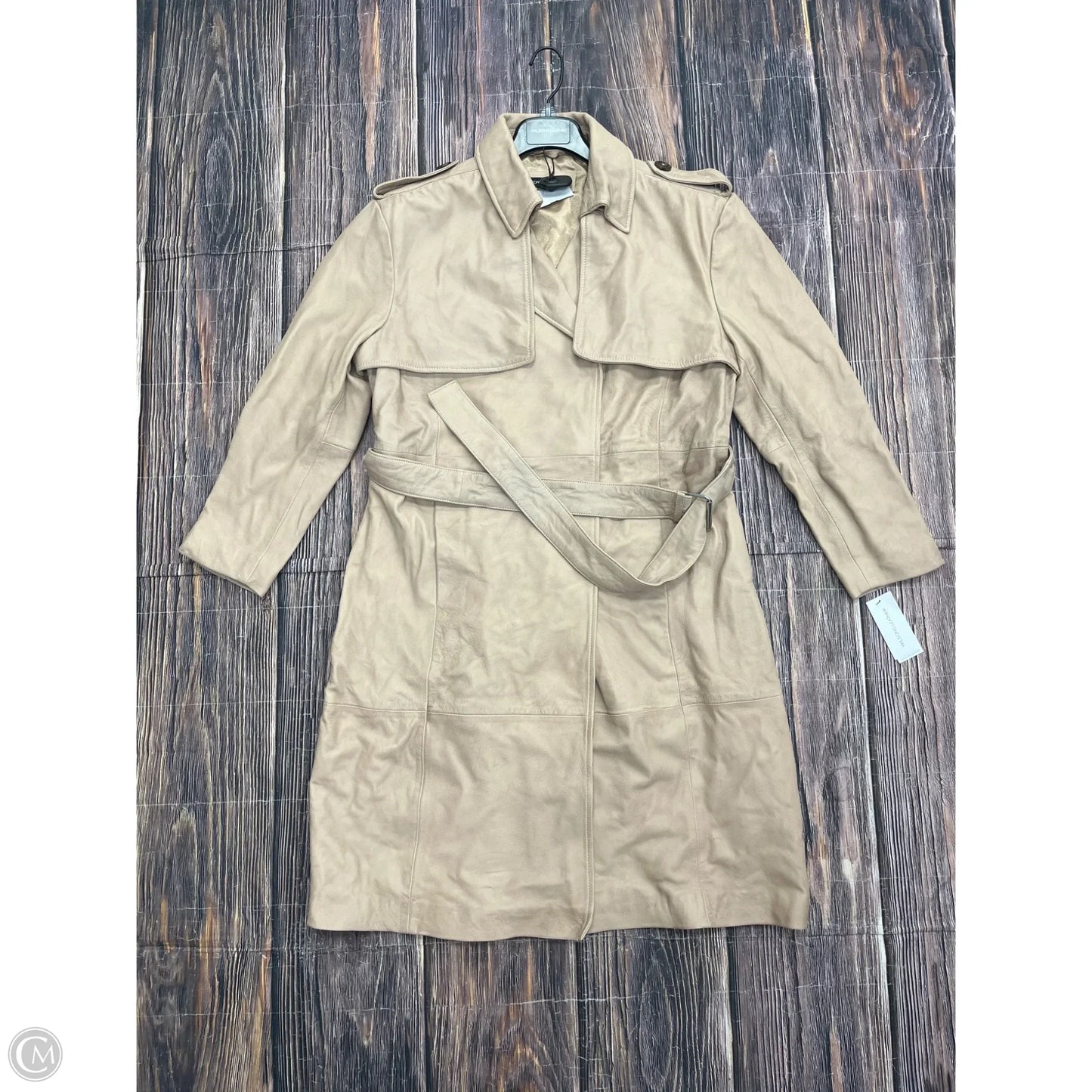 Coat Leather By Wilsons Leather In Tan, Size: Xl
