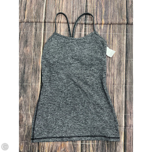 Athletic Tank Top By Lululemon In Grey, Size: 4