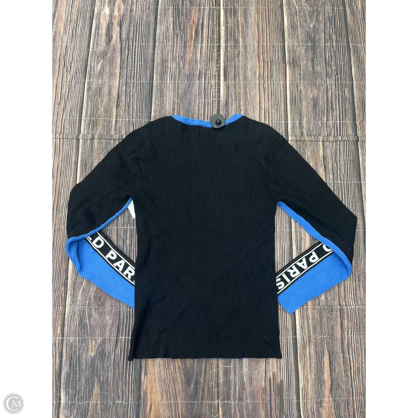 Sweater Designer By Karl Lagerfeld In Blue, Size: Xl