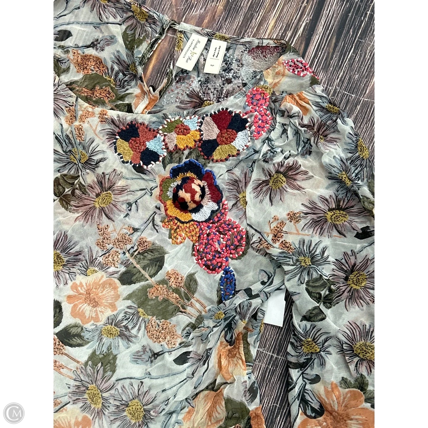 Dress Casual Maxi By Anthropologie In Floral Print, Size: Sp