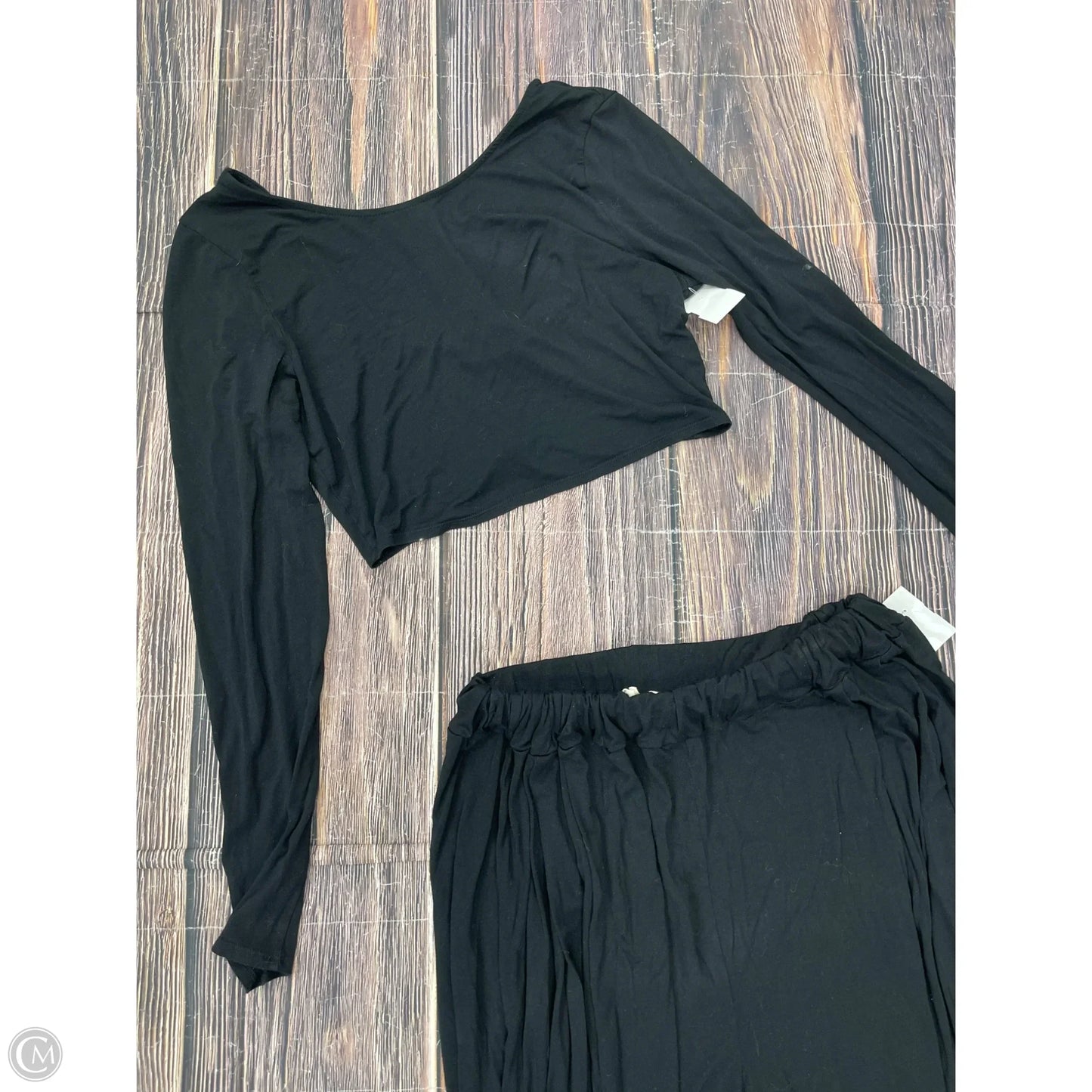 Pants Set 2pc By Free People In Black, Size: L