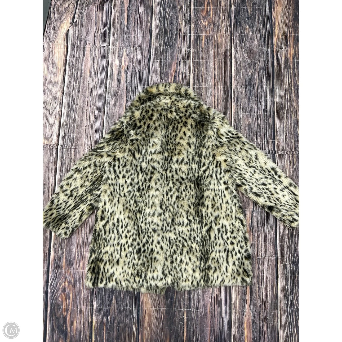 Coat Faux Fur & Sherpa By J. Crew In Animal Print, Size: Xl