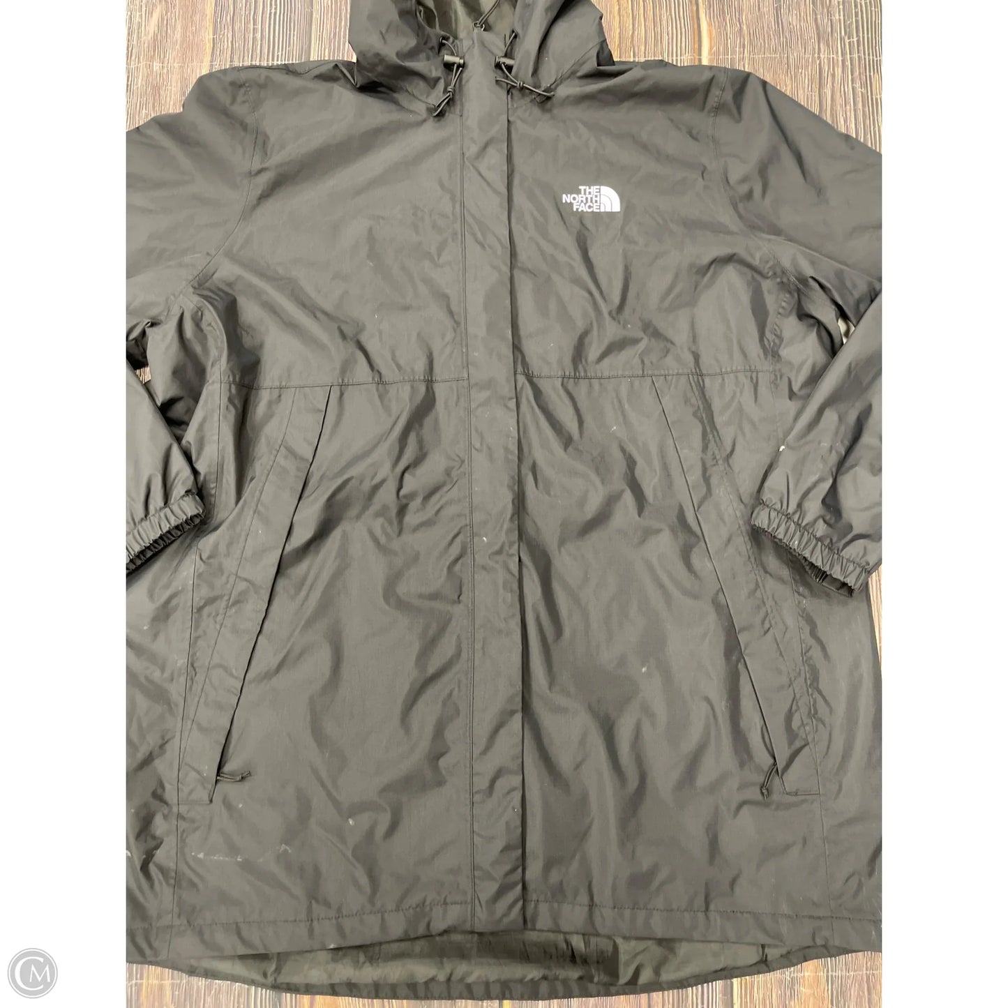 Jacket Windbreaker By The North Face In Black, Size: 3x