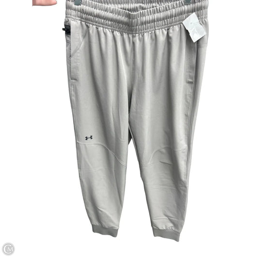 Athletic Pants By Under Armour In Grey, Size: S