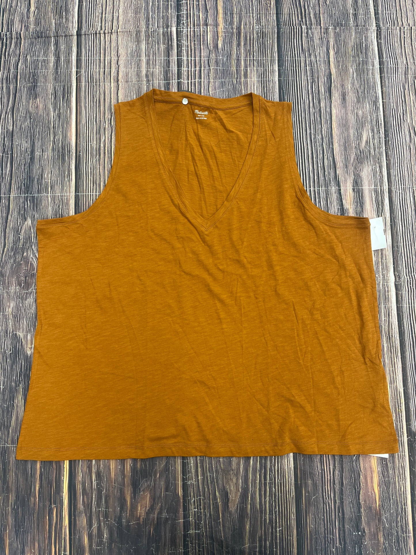 Orange Top Sleeveless Madewell, Size 3x