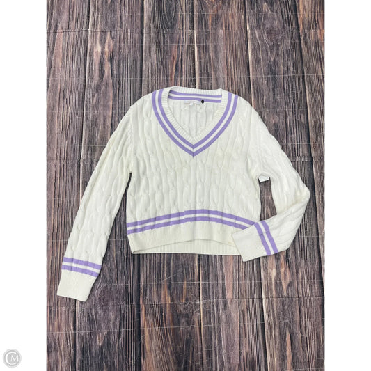 Sweater By Olivaceous In White, Size: L