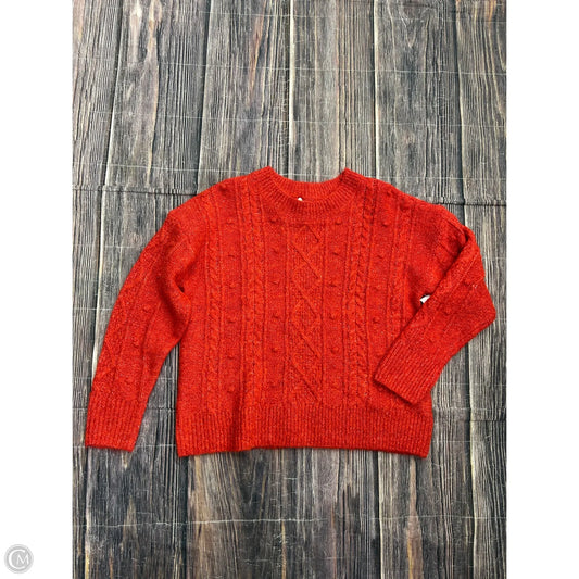Sweater By Old Navy In Red, Size: M