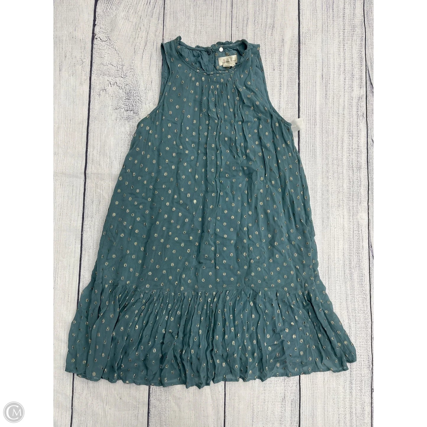 Dress Casual Midi By Anthropologie In Blue, Size: M