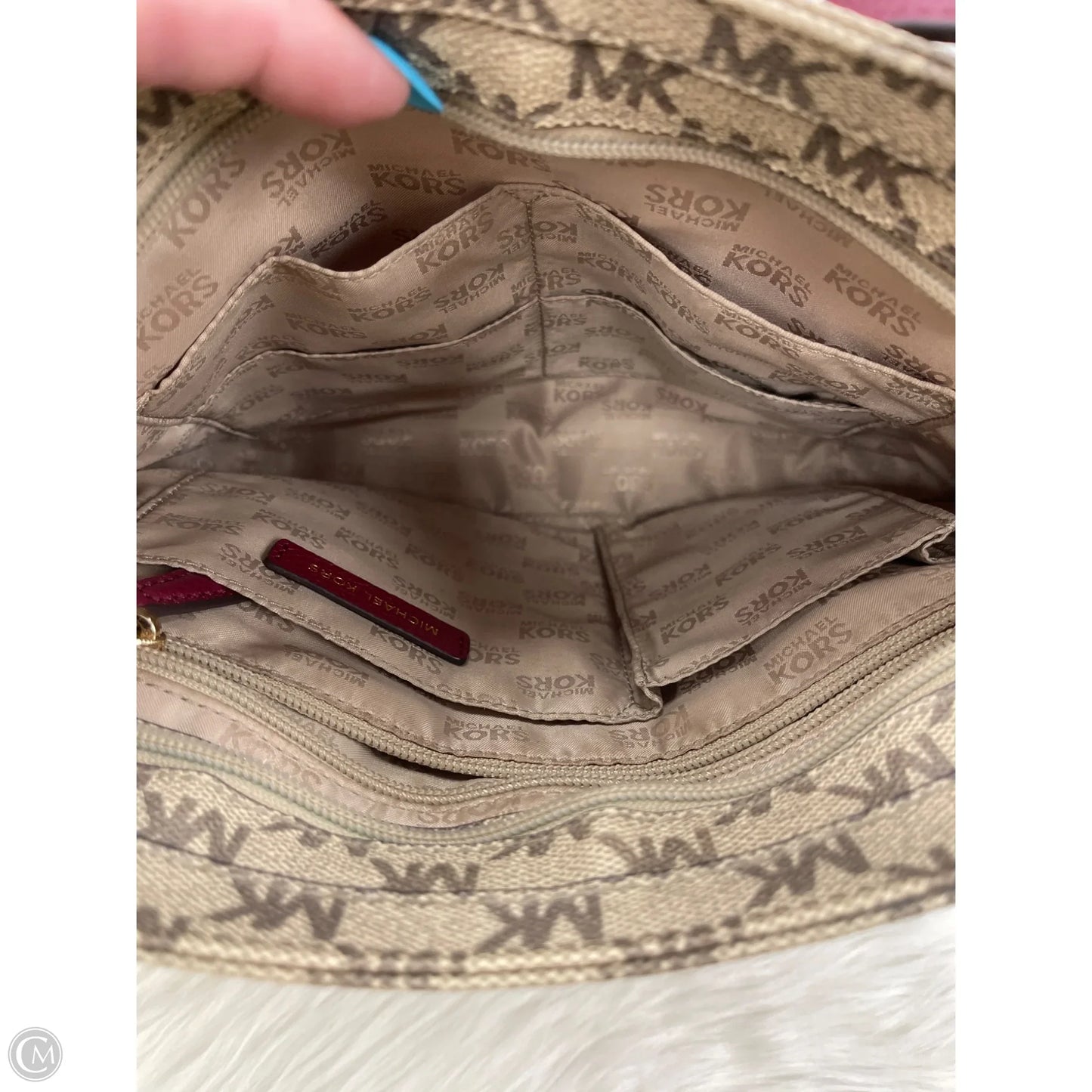 Handbag Designer By Michael Kors, Size: Medium