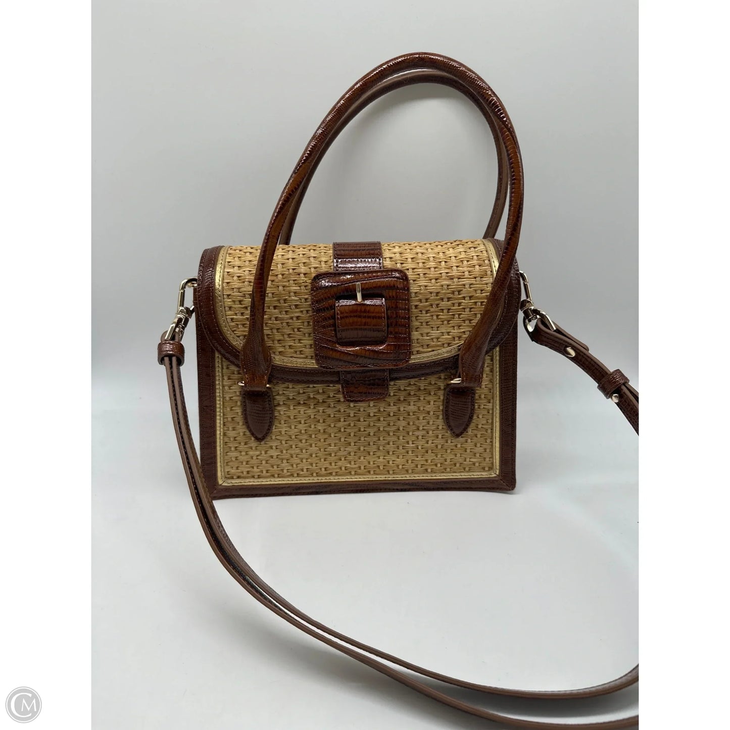 Handbag Designer By Brahmin, Size: Medium