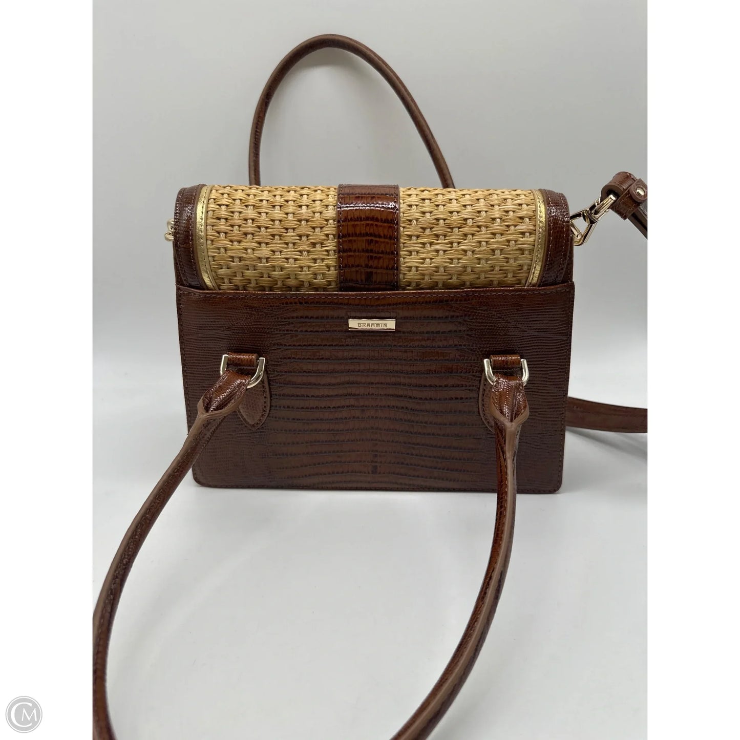 Handbag Designer By Brahmin, Size: Medium