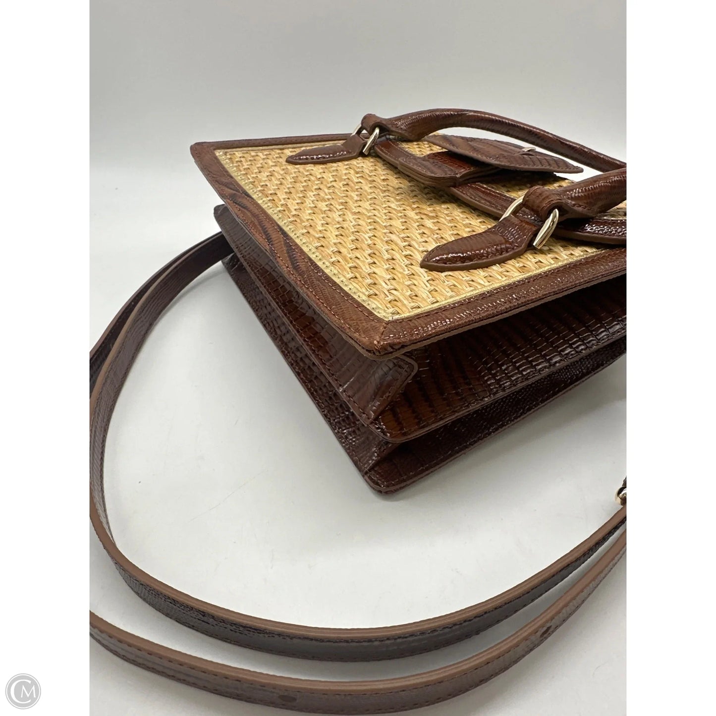 Handbag Designer By Brahmin, Size: Medium