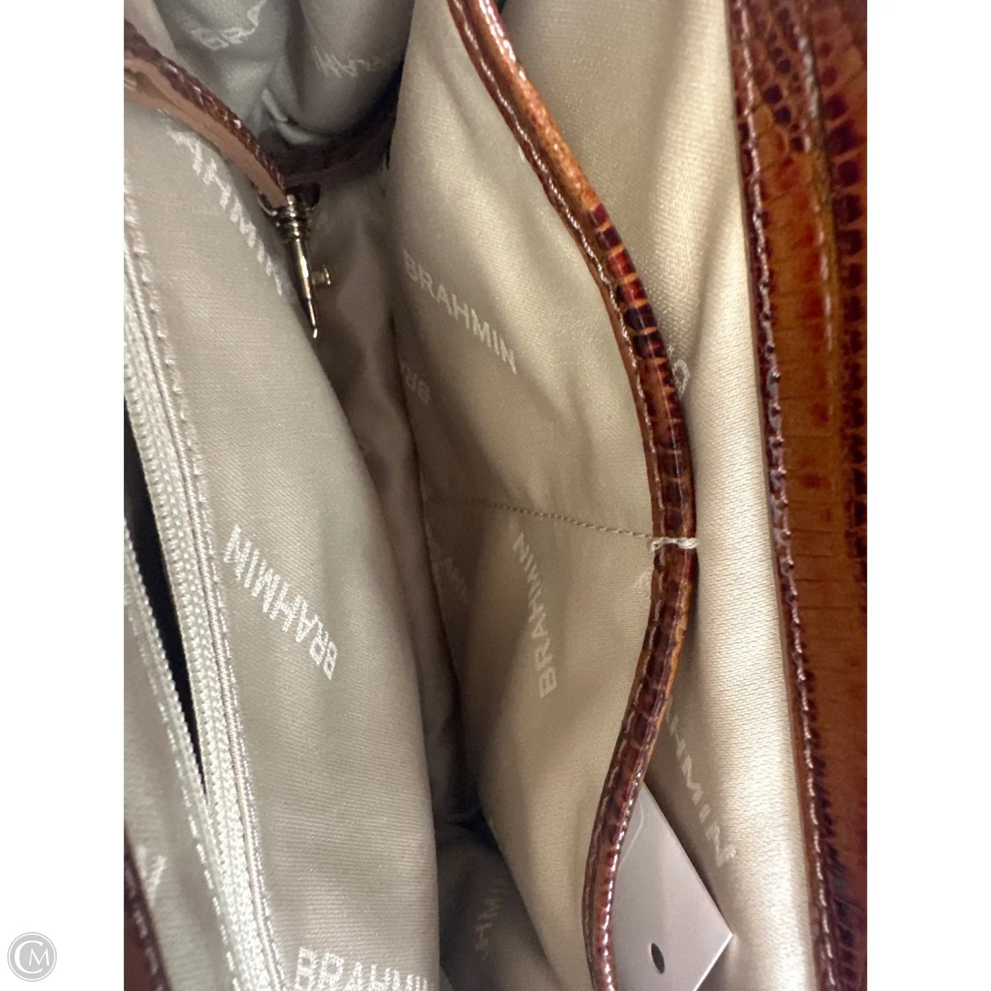 Handbag Designer By Brahmin, Size: Medium