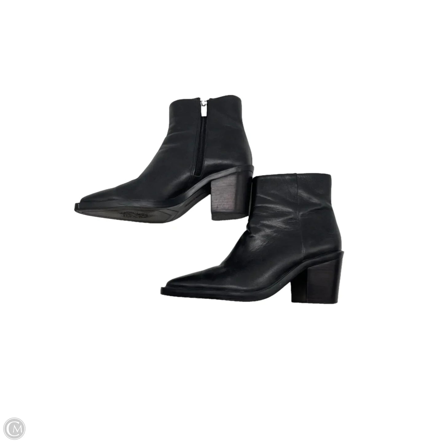 Boots Ankle Heels By Vince Camuto In Black, Size: 6