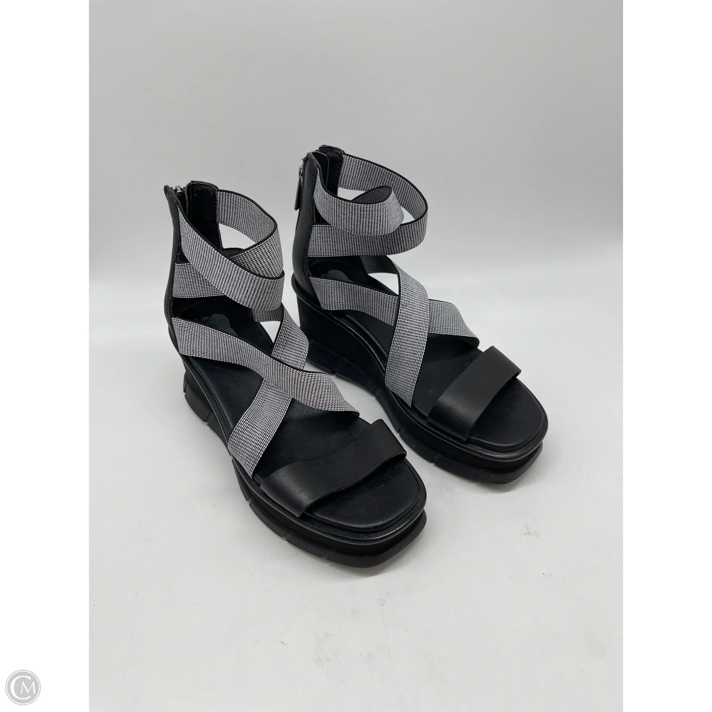 Sandals Heels Platform By Sorel In Black, Size: 7