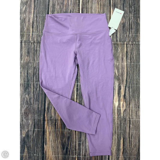 Athletic Leggings By Lululemon In Purple, Size: 14