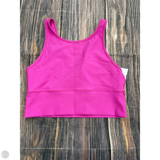 Athletic Tank Top By Lululemon In Pink, Size: 12