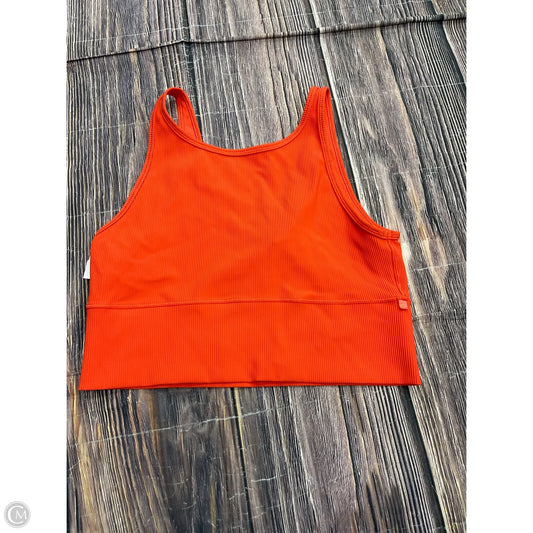 Athletic Tank Top By Lululemon In Orange, Size: 12