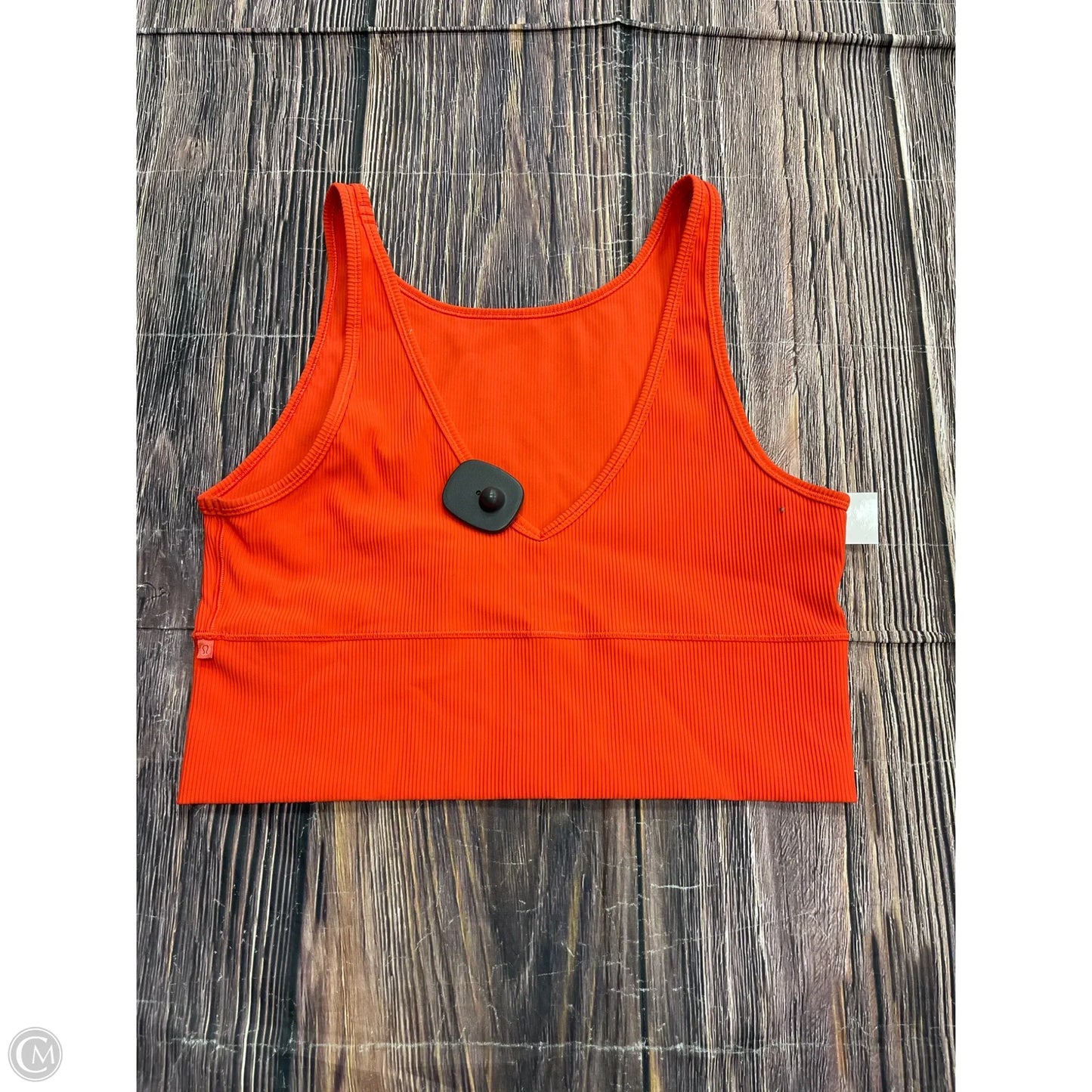 Athletic Tank Top By Lululemon In Orange, Size: 12